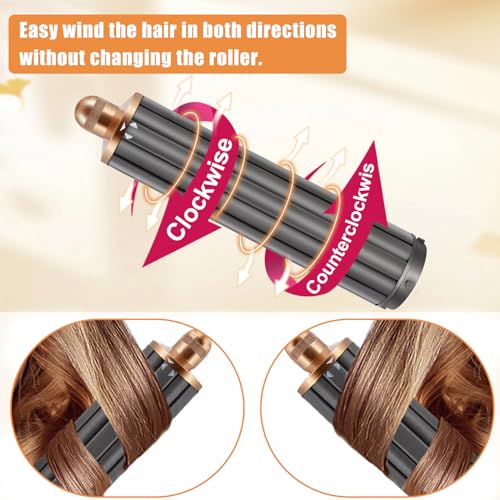 Odashen أسطوانات تجعيد الشعر الطويلة 40 مم / 1.6 بوصة لجهاز Airwrap HS05 HS01 أجزاء ملحقات، أداة تصفيف الشعر ذاتية التجعيد، - Image 3