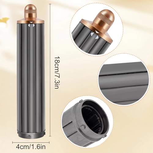 Odashen أسطوانات تجعيد الشعر الطويلة 40 مم / 1.6 بوصة لجهاز Airwrap HS05 HS01 أجزاء ملحقات، أداة تصفيف الشعر ذاتية التجعيد، - Image 2