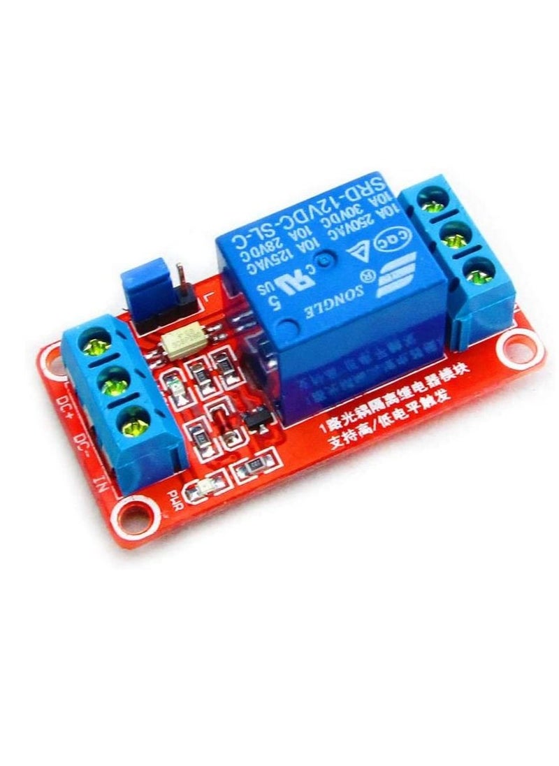 songle - 1 Channel 12V Relay Module For Arduino - Image 1