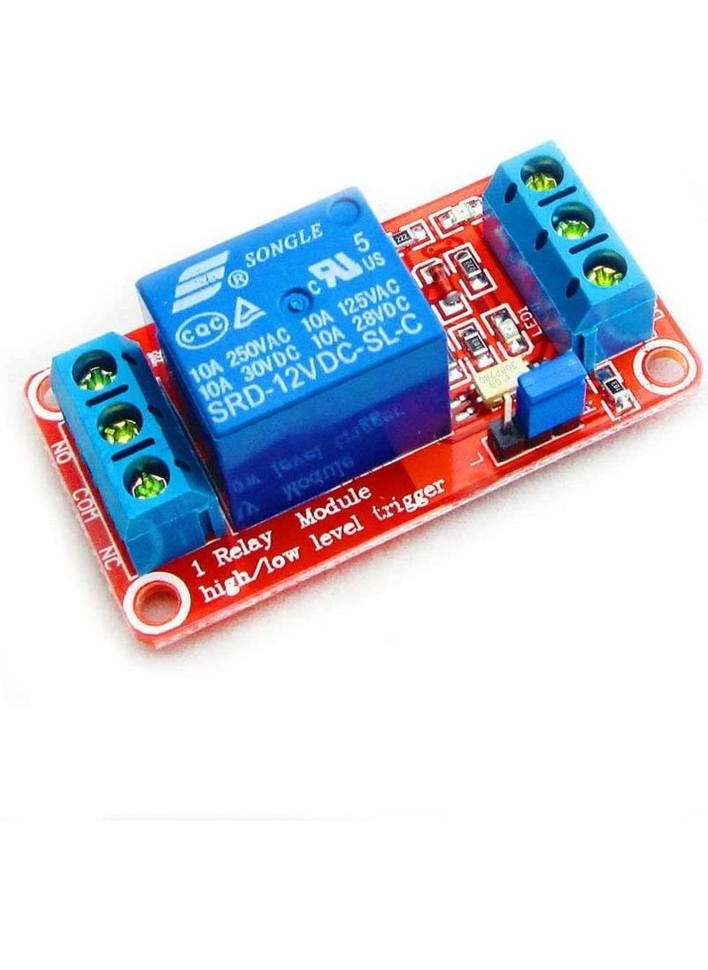 songle - 1 Channel 12V Relay Module For Arduino - Image 1