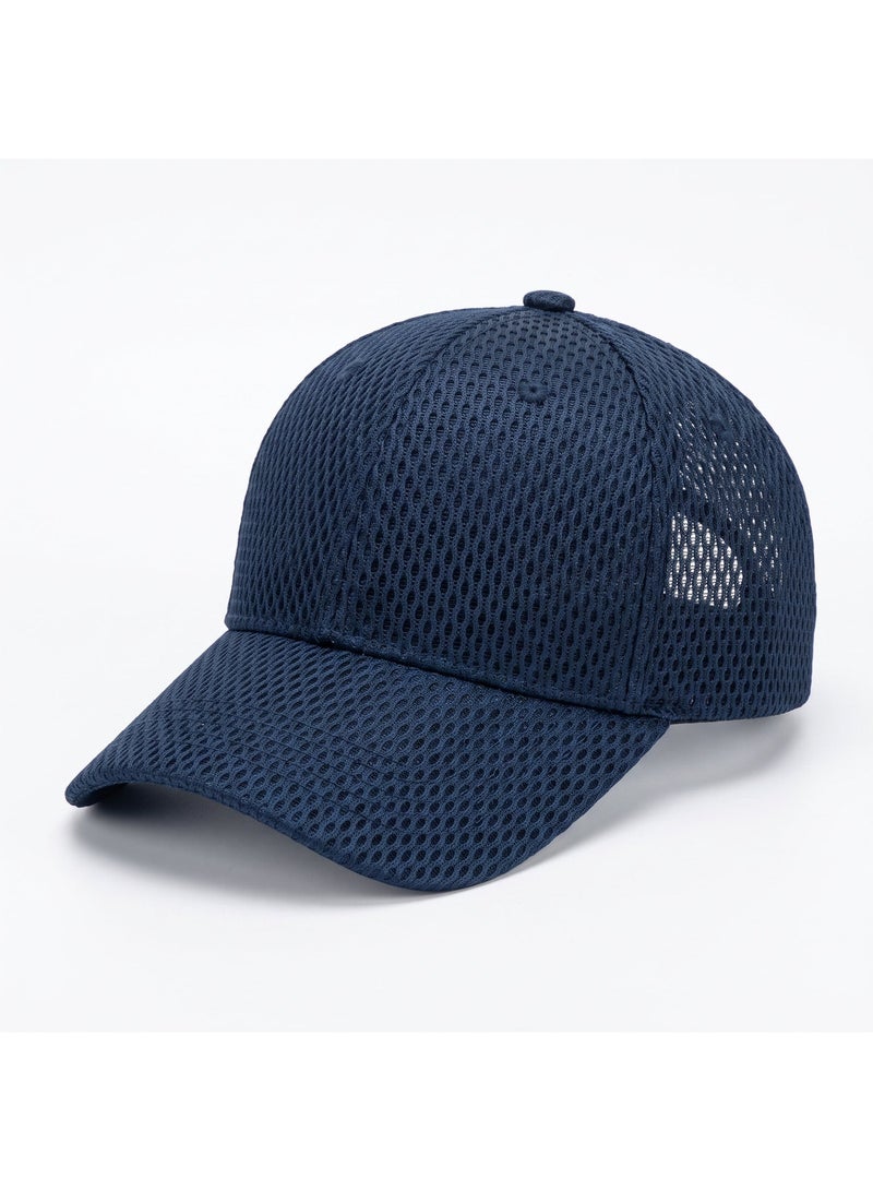 IceZone Navy Breathable Sporty Baseball Cap for Men - Image 1