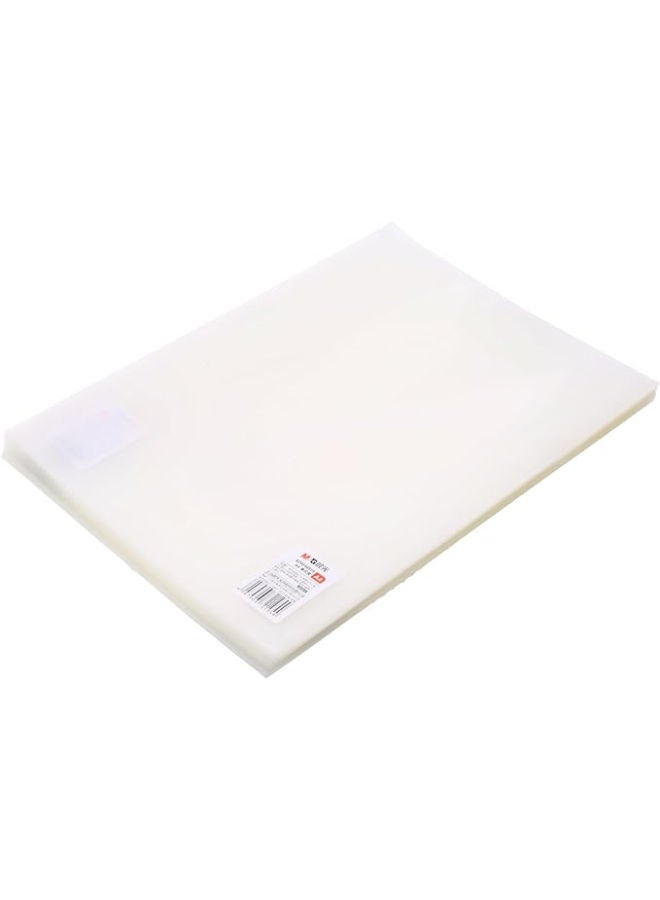 ام اند جي حافظة على شكل حرف L، حماية متينة للمستندات بحجم A4 بسمك 140 ميكرون للتقارير والملفات - Image 2