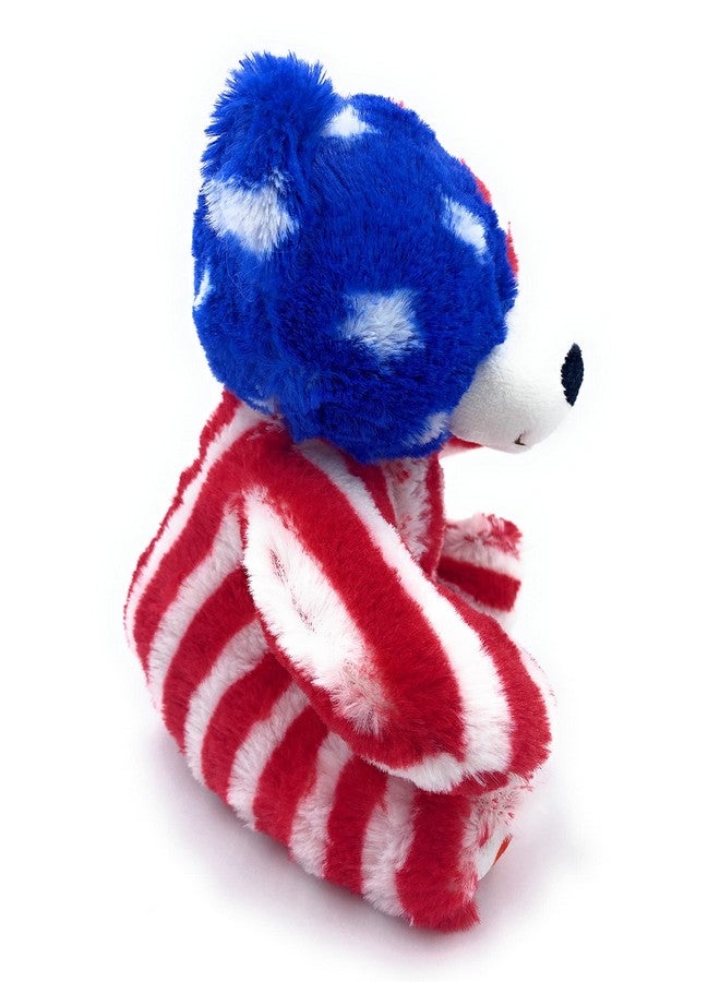 Aeisage USA Bear American National Flag Stuffed Toy Plush Animal 8 Inch Souvenir Gifts for Kids - Image 3