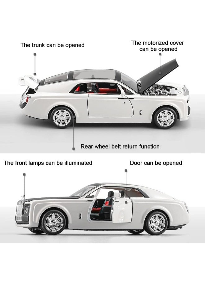 TOY GARDEN 1:24 Rolls-Royce Sweptail Model Car – Zinc Alloy Pull Back Toy with Sound & Light, Exquisite Collectible Car for Kids & Adults, Luxury Gift for Boys & Girls  - Image 3