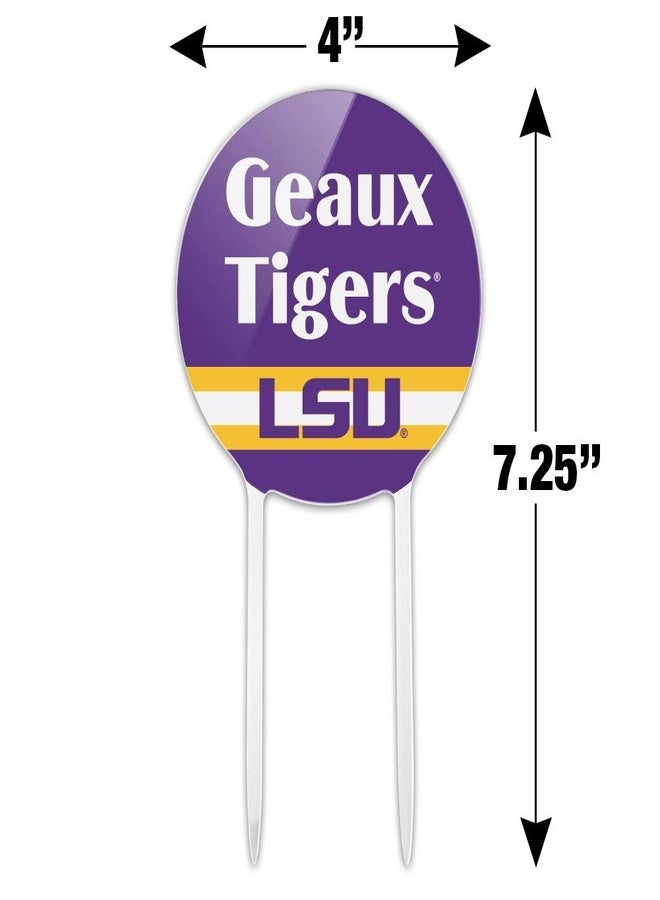 GRAPHICS & MORE Acrylic Geaux Tigers LSU Cake Topper Party Decoration for Wedding Anniversary Birthday Graduation - Image 2