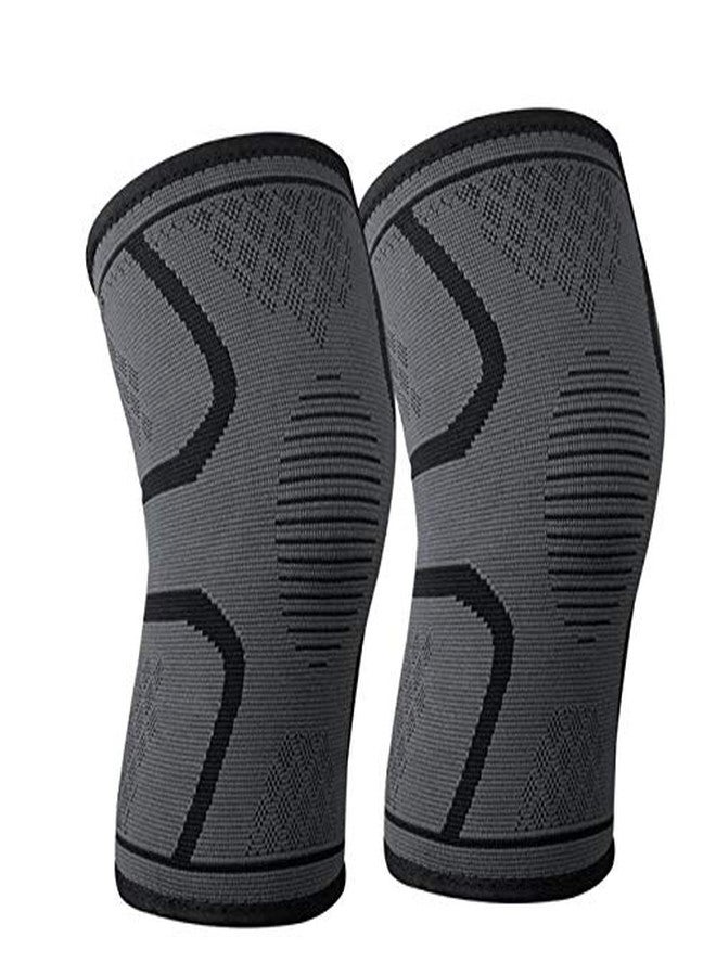 serveuttam Leosportz (1 pair) Knee Sleeve, Compression Fit Support -for Joint Pain and Arthritis Relief, Improved Circulation Compression - Wear Anywhere - Image 2
