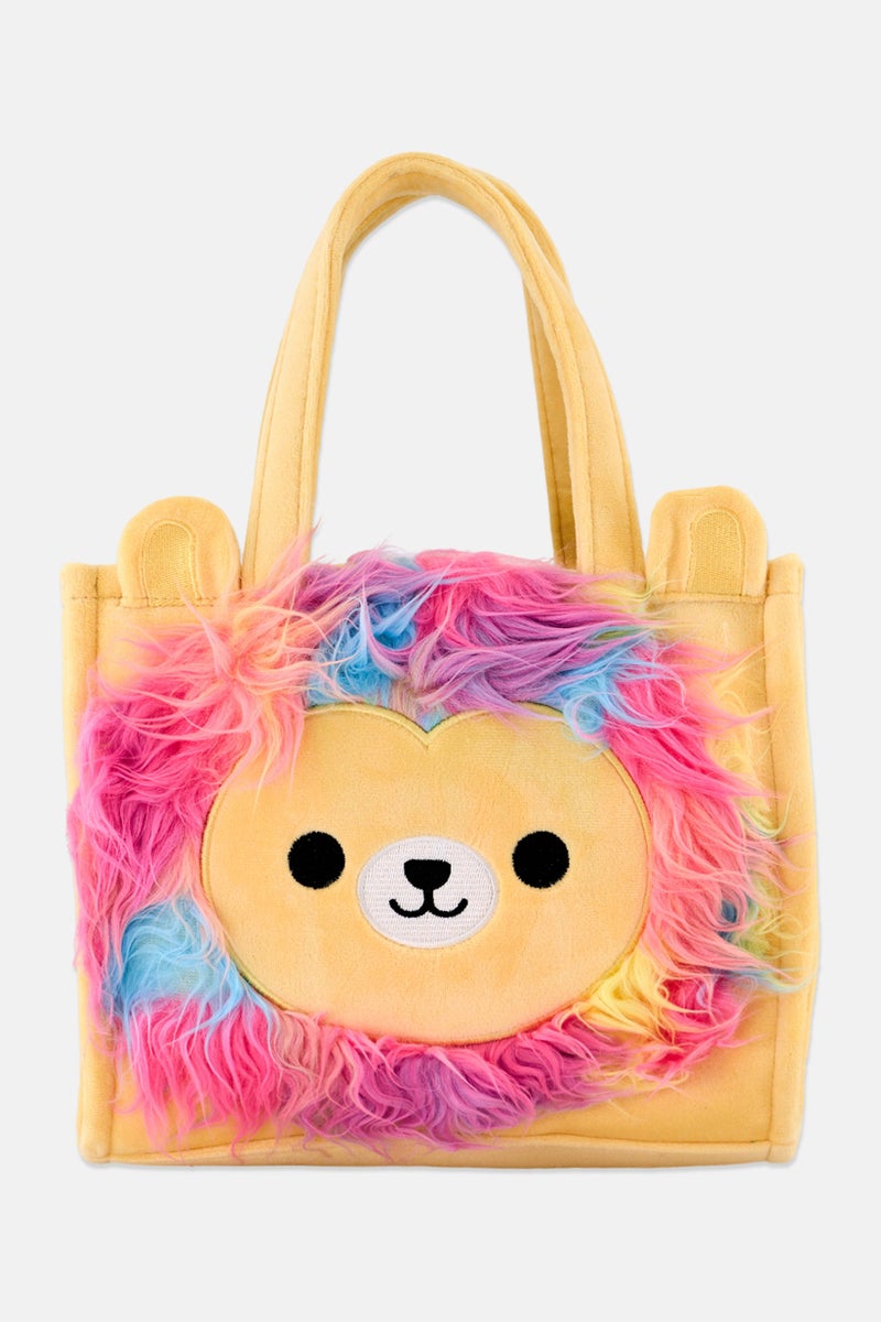 Squishmallows Kids Girl Leonard Tote Bag 20 H x 25 L x 10 W cm, Yellow Combo - Image 1