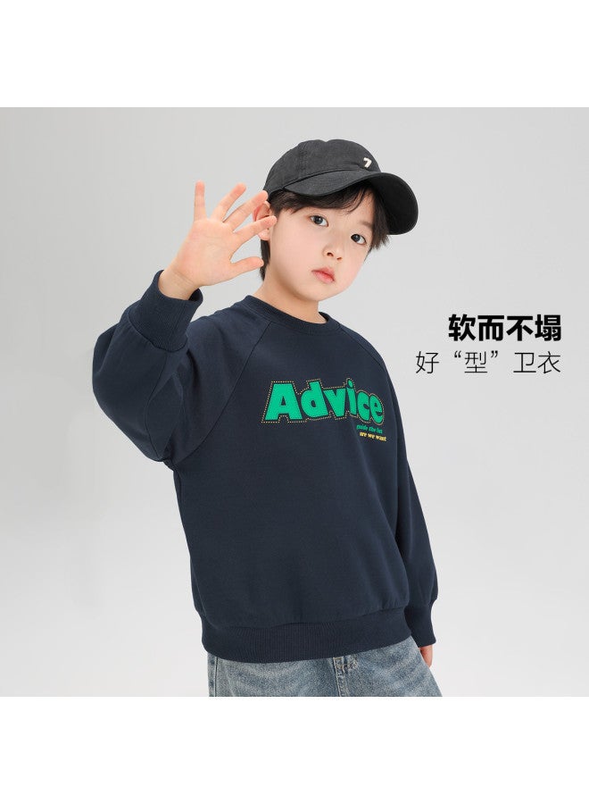 Zuoxi Boys' Hoodies Spring/fall Kids' Tops Loose Fit Sporty Casual Thin Outerwear Fashionable Girls' Big Kids' Clothes - Image 3