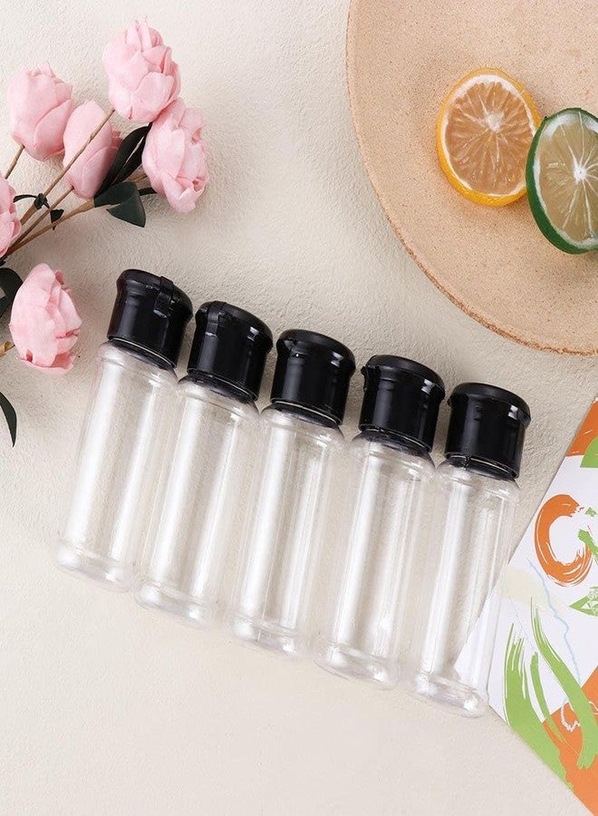 Kopida 5 Pcs Plastic Spice Jars/Bottles, 3.5 Oz Spice Containers BPA free with Black Cap, Perfect for Storing Spice, Herbs and Powders, 4.09 * 1.57 inch - Image 5