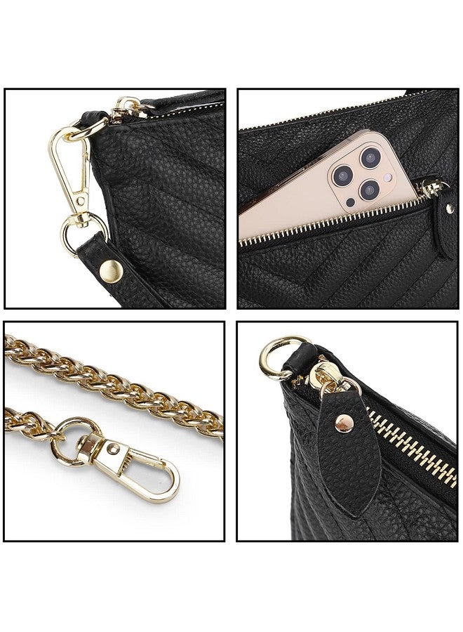 YALUXE Women'S Genuine Leather Wristlet Clutch Crossbody Phone Bags Wallet Purses And Handbags For Women - Image 5