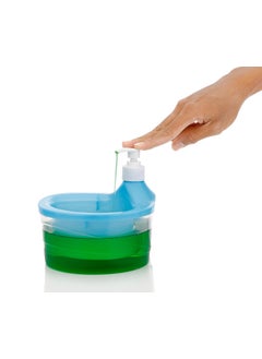 Cuisinart Cuisinart 2 in 1 Liquid Soap Dispenser for Dishwasher Liquid Holder/Sponge Holder/Bathroom Soap Dispenser, Liquid Dispenser Through Pump (500 ML, Multi)  - Image 5