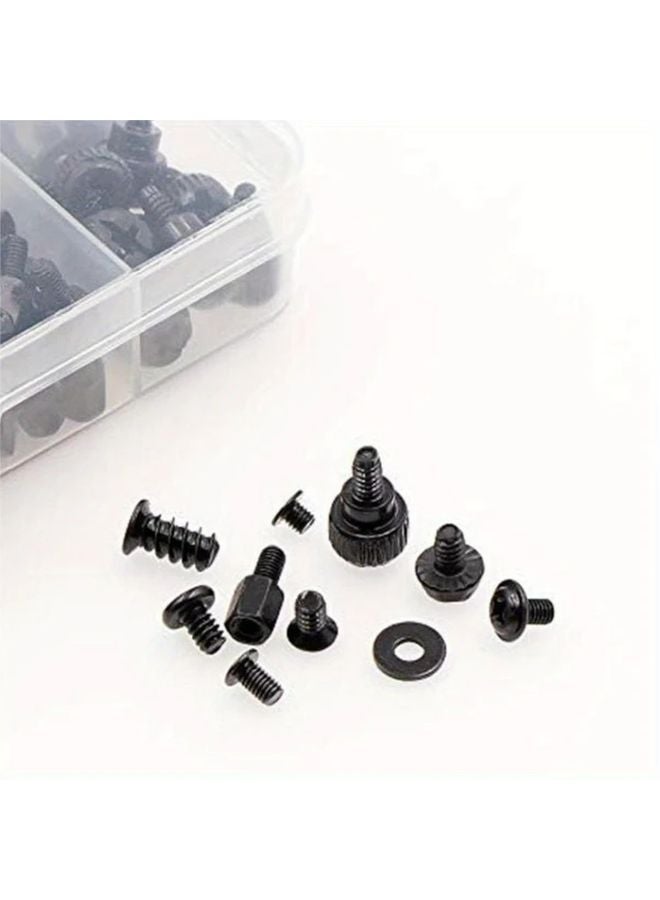 ٤٠٠ قطعة مجموعة براغي ومسامات لتثبيت علبة الكمبيوتر والقرص الصلب ومروحة واللوحة الأم ومزود الطاقة ٨.٢٩ أونصة - Image 4