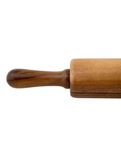 BILLI Classic Wooden Revolving Rolling Pin 30cm -  Acacia Wood  - Image 3