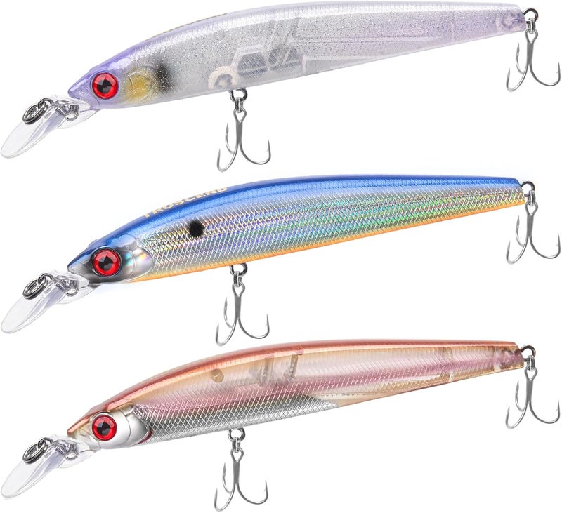 TRUSCEND Easy Catch Swimmax, Magic Noisy Turbulent Wiggling and Vibrating Actions for More Bites, Segmented Swimbait Jointed by Dyneema Strongest Fiber, Lifelike Fishing Lures for Relax Family Fishing - Image 1
