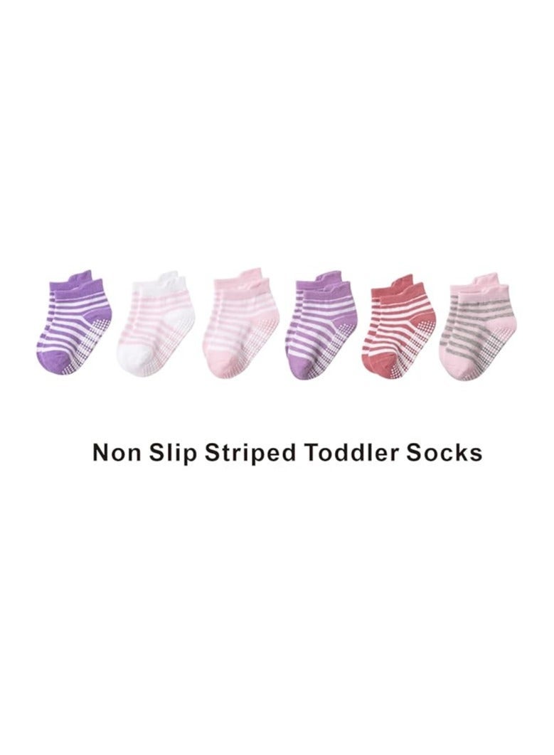 Toddler Socks for Boys and Girls Non Slip Baby Socks Breathable Low Cut Anti Skid Socks for Kids - Image 5