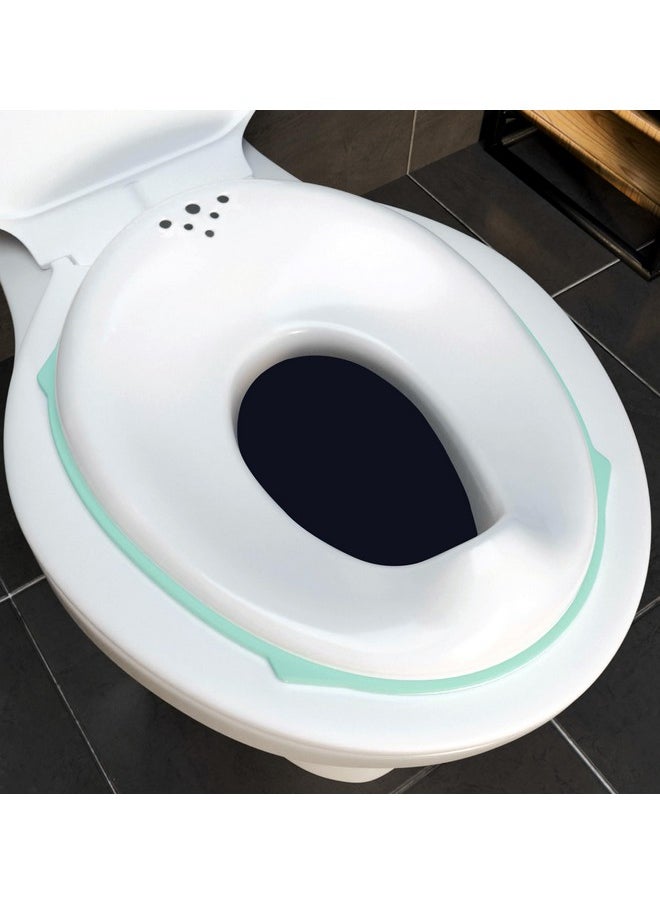 Novo Baby Portable Baby Unisex Potty Training Toilet Seat With Non-Slip Base, Splash Guard, And Storage Hook - Ideal For 0-6 Year Child, Fits Round & Oval Toilets, Toddler Travel-Friendly New Born  - Image 1