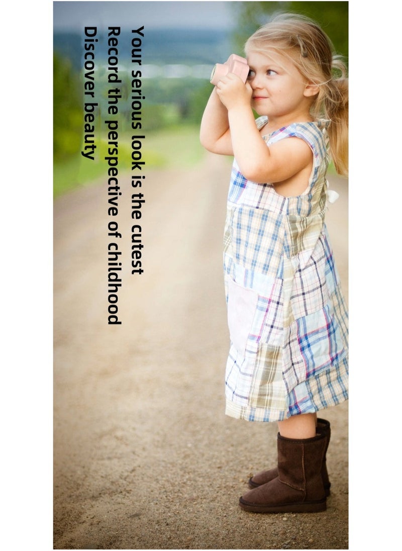 DOSCHER Children Camera HD Digital Video Photo Recorder for Boys and Girls Toy Gift Pink - Image 3