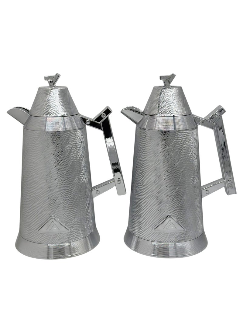لالوزا طقم ترامس شاي و قهوة 2حبة سعة 1 لتر للمقاسين بلاستيك من نوع ABS بجودة عالية - Image 4