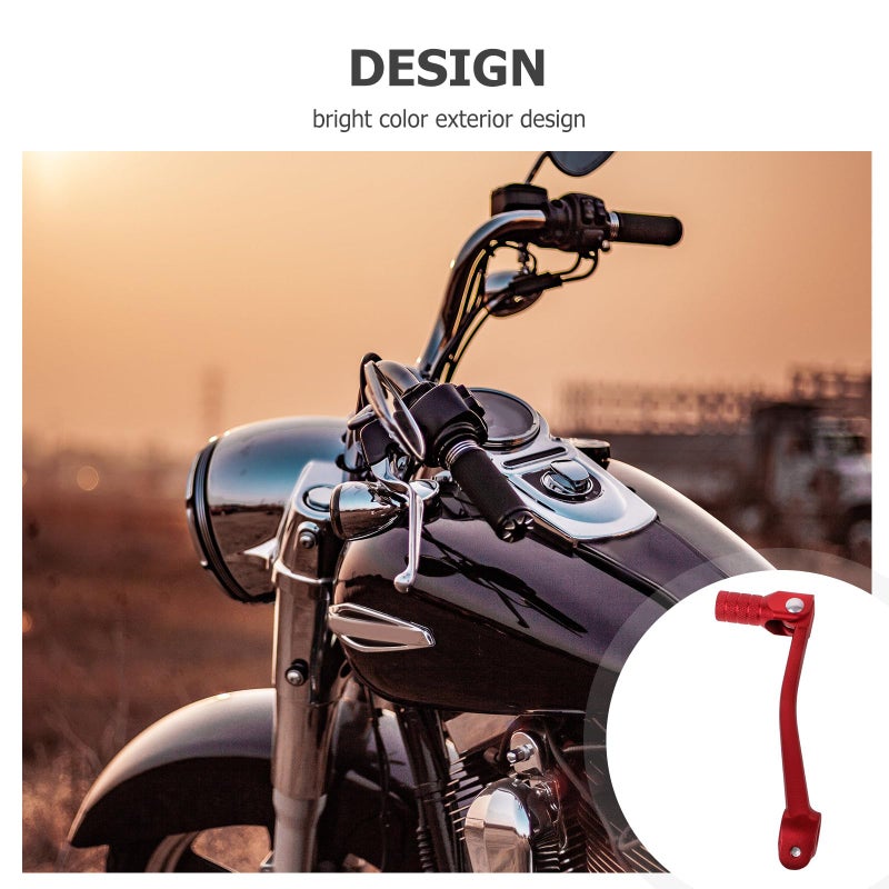 Red Aluminum CNC Folding Motorcycle Gear Shift Lever for Off Road Dirt Bike Controls - Image 5