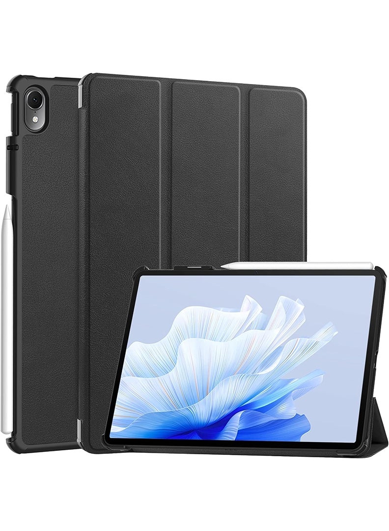 Theodor Protective Flip Case For Huawei MatePad Air 2023 With Trifold Stand Auto Wake Sleep Shockproof Cover Black - Image 1