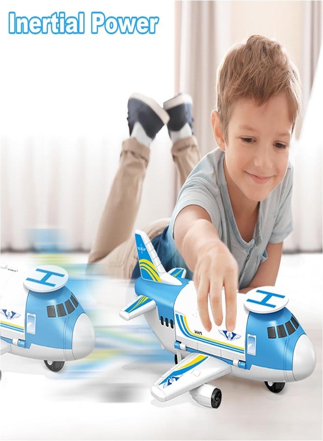 HIRNAYA Transport Cargo Airplane for Kids, Aeroplane Toy Vehicle Playset with Mini Cars, Aeroplane Car Track Birthday Gift for Boys & Girls Aged 3+ - Image 4