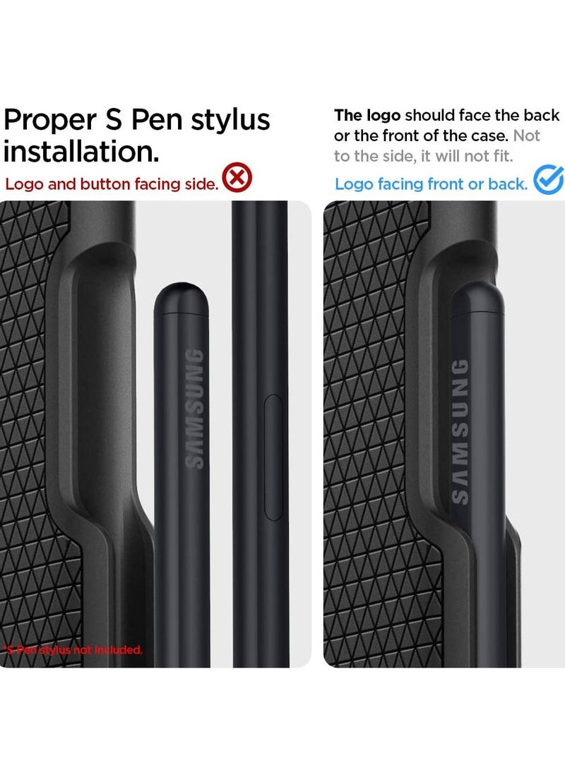 Spigen Liquid Air P Case Cover for Samsung Galaxy S21 Ultra - Matte Black (S-Pen NOT included) - Image 4