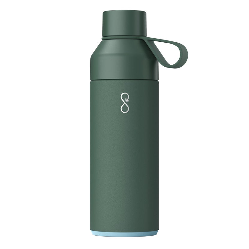 Ocean Bottle Recycled Stainless Steel Water Bottle EcoFriendly Reusable Forest Green 34 oz