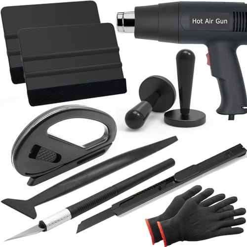 Spanno Tools Spanno Vinyl Wrap Tool Set - Heat Gun, Squeegees, Vinyl Cutter, Magnet Holder - Image 1
