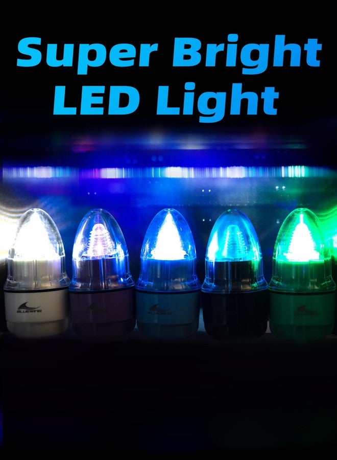 BLUEWING V2 Bell Deep Drop Light 3X-5X Brighter LED Underwater Swordfish Fishing Light Super Bright Fishing Flasher, White - Image 4