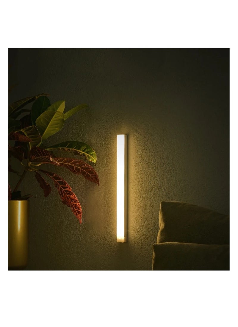 OUYoo OUYoo 4 pcs Motion Sensor LED Lighting, Battery Powered Light, Under Cabinet Light, USB Rechargeable, Dimmable, Magnetic Night Light for Kitchen, Corridor, Wardrobe, Indoor, Outdoor. 20cm - Warm Color  - Image 3