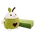 YUDONG Kids Stuffed Animal Travel Blanket and Pillow Set Adorable 3 in 1 Multifunctional Fruit Plush Pillow with Hand Warmer Design Perfect for Travel Camping Car Home and Office Green - Image 4