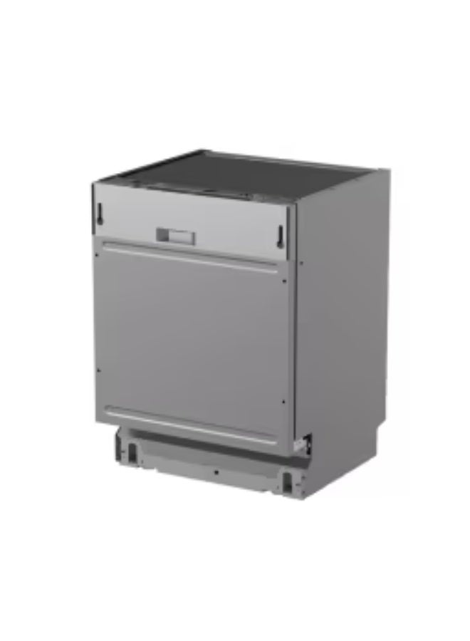 جنرال سوبريم، غسالة صحون مدمجة ( بلت إن)، 6 برامج، 15 مكان، 3 رفوف، خاصية فتح الباب التلقائي، خاصية الغسيل المزدوج. فضي GSDWB1536G - Image 3