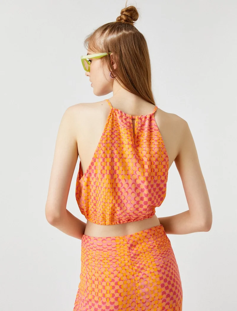 KOTON Window Detailed Crop Top