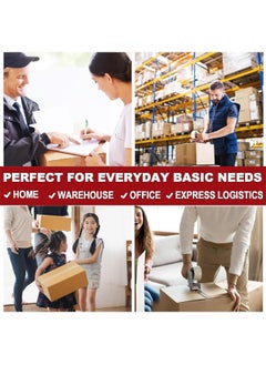 ECVV ECVV 6 Pcs Clear Packing Tape Strong Heavy Duty Packaging Tape Strong Adhesive Tapes for Shipping Packaging Moving Sealing, 4.8CM x 60M Per Roll, 6 Rolls  - Image 5