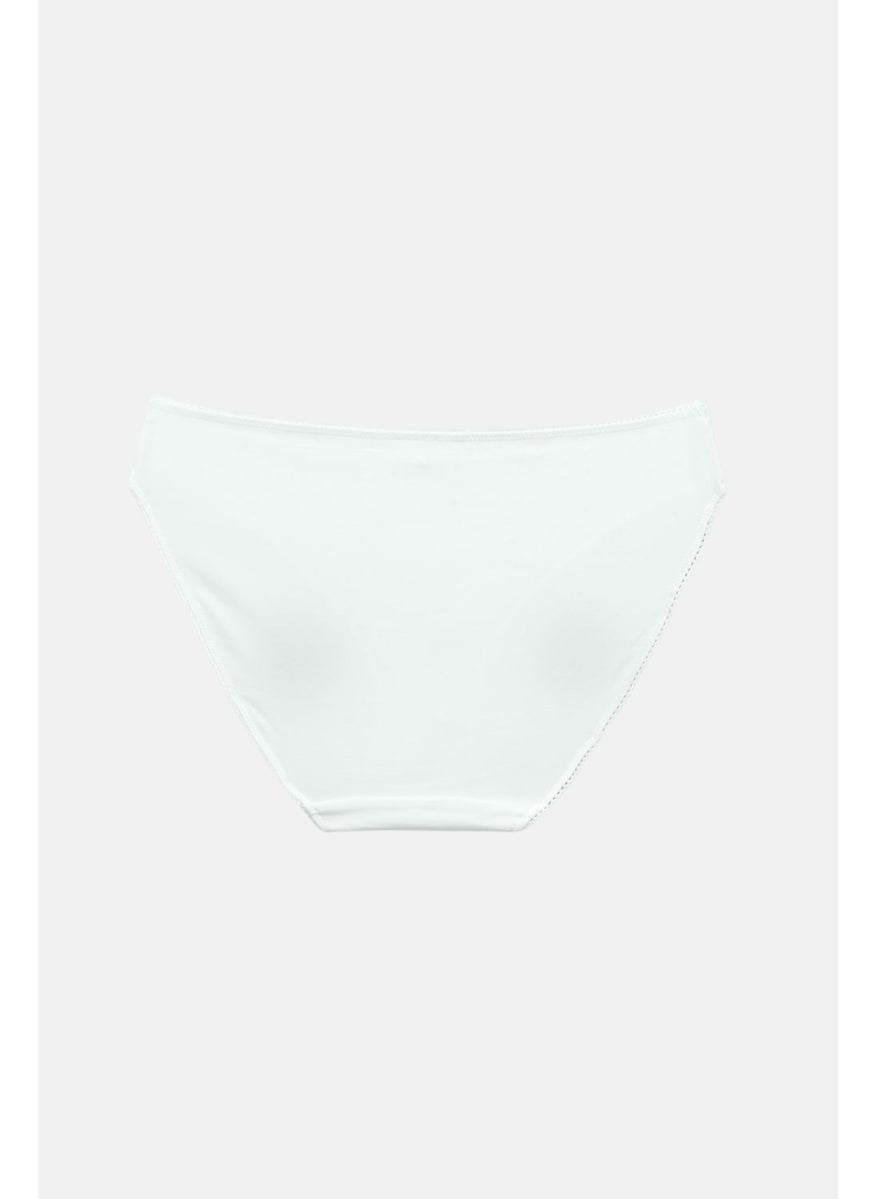 Tchibo Women 2 Pcs Solid Pull On Briefs, White  - Image 3