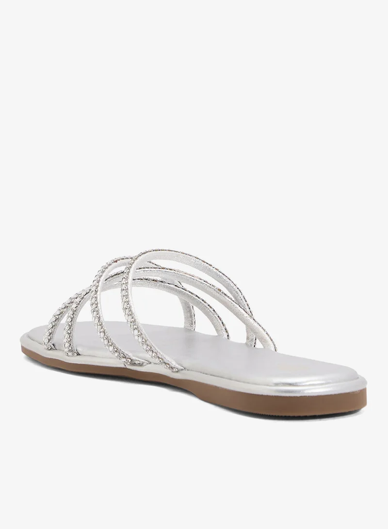 ايلا صندل مسطح بحزام متقاطع