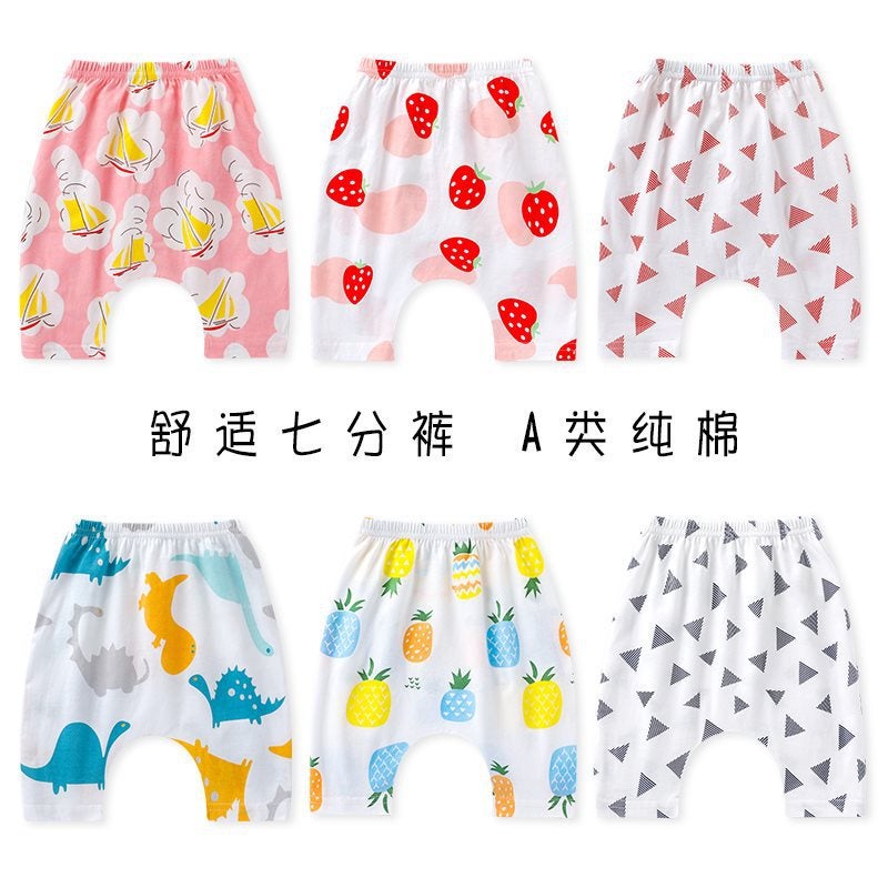 Baby'S Big Pp Shorts Baby Pants Summer Boys And Girls Leggings Thin Children'S Butt Cropped Pants - Image 4