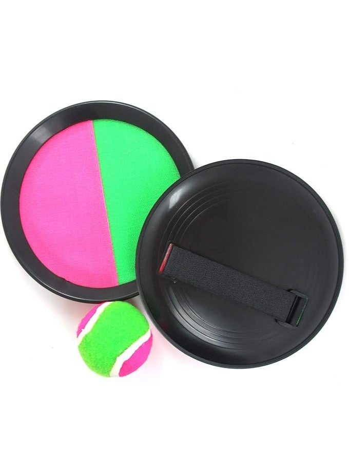 Xelue FF Fun paddle toss and catch ball game set self-stick disc paddles and toss ball perfect for indoor/outdoor interactive - Image 1