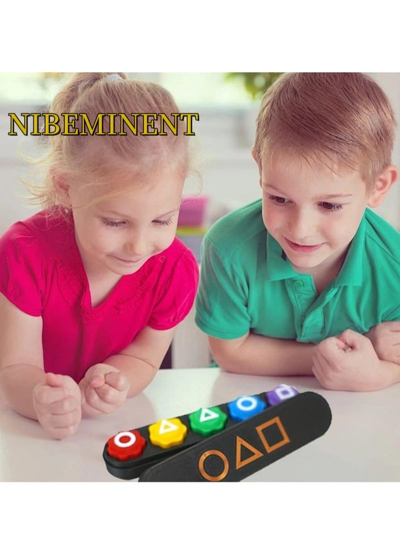 NIBEMINENT طقم ألعاب شعبية كورية 5 عبوات 2025 لعبة غونجي نرد صيد الحجارة، لعب تقليدي للعائلة والسفر - Image 4