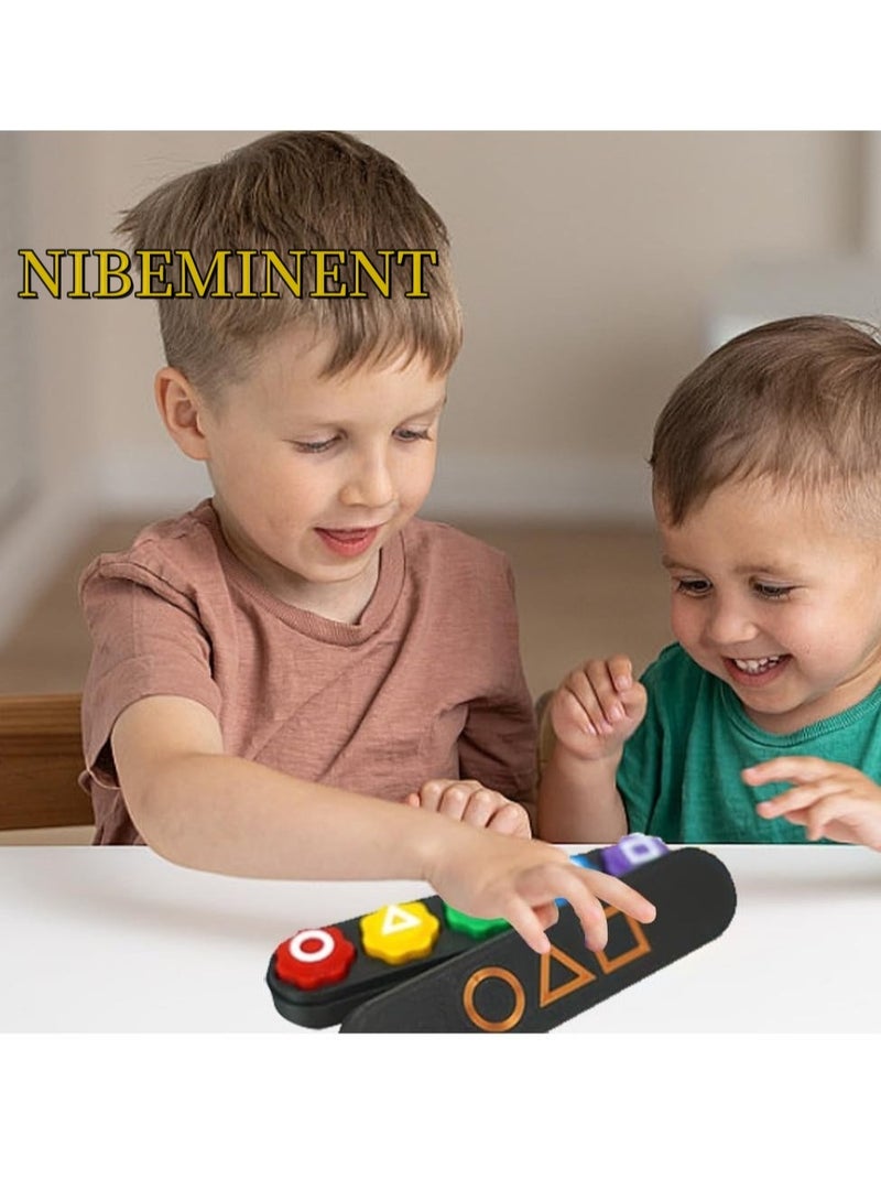 NIBEMINENT طقم ألعاب شعبية كورية 5 عبوات 2025 لعبة غونجي نرد صيد الحجارة، لعب تقليدي للعائلة والسفر - Image 2