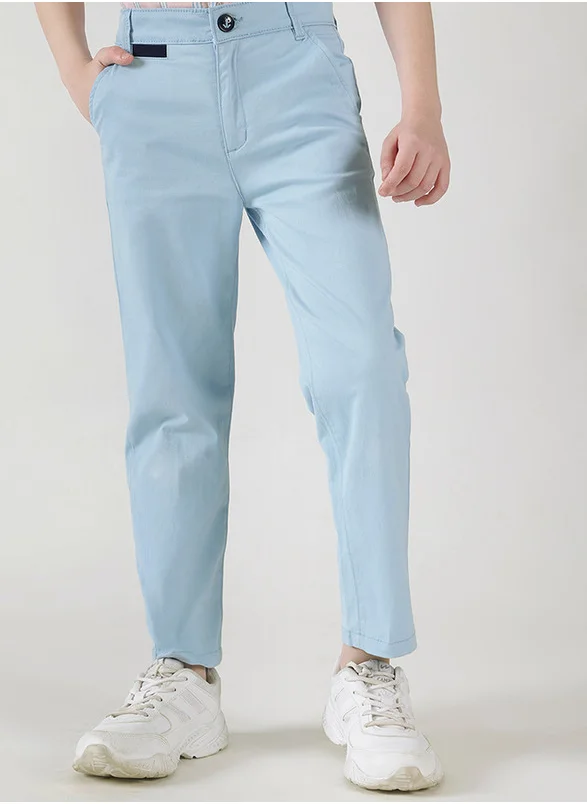 ون فرايدي One Friday Boys Blue Regular Fit Solid Chinos