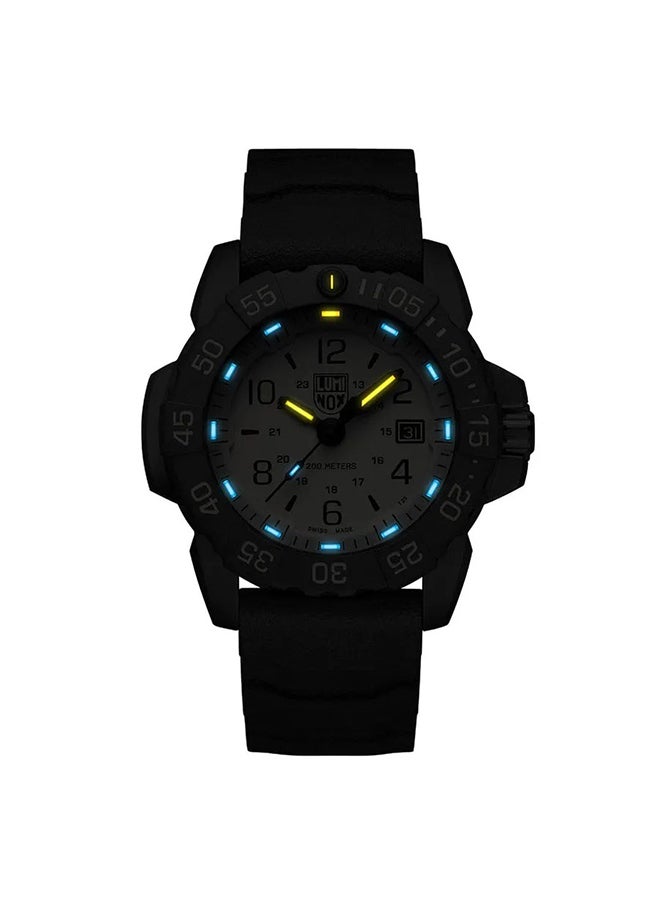 Luminox Men's Analog Round Shape Rubber Wrist Watch XS.3251.CBNSF.SET - 45 Mm - Image 2