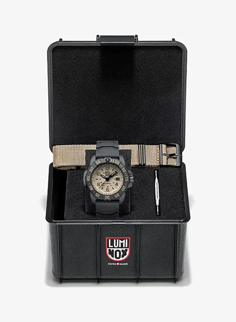 Luminox Men's Analog Round Shape Rubber Wrist Watch XS.3251.CBNSF.SET - 45 Mm