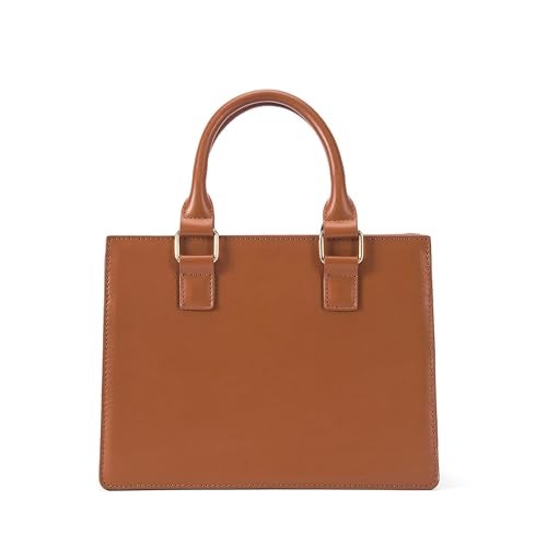 Lino Perros Monroe Petite Coffee Satchel Bag - Image 4