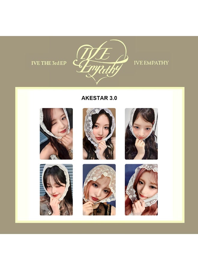 NIBEMINENT 6 Pcs Kpop IVE Empathy Lomo Cards Card For Fans Collection Gifts - Image 1