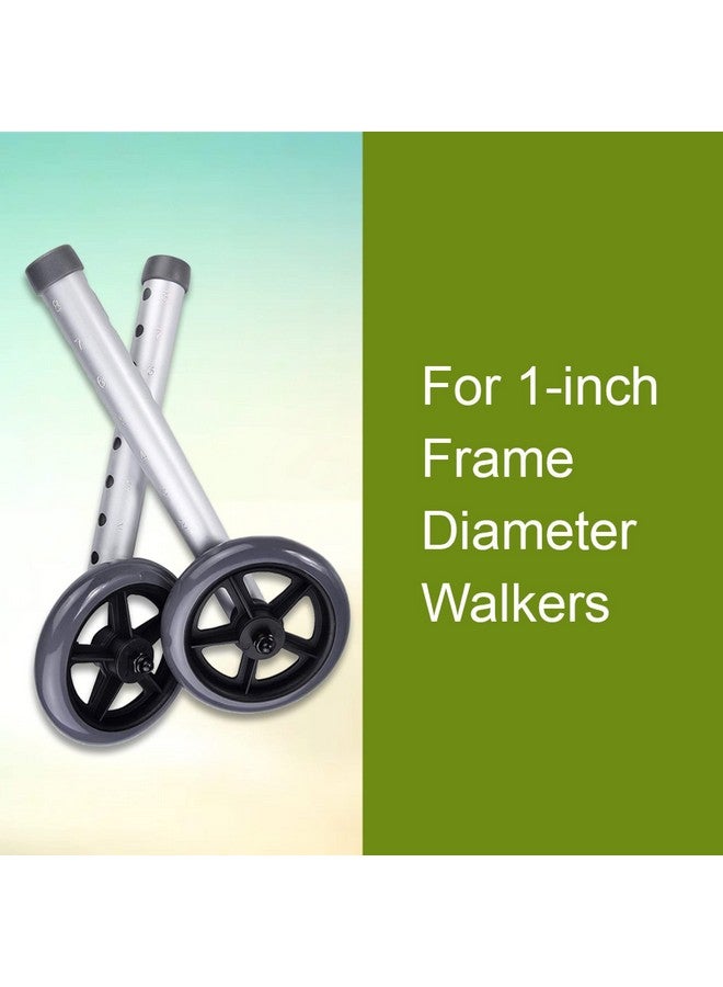 McKesson Universal Walker Wheels, Adjustable, 5 in Caster Wheels, 1 Pair - Image 5
