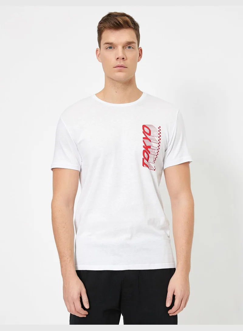 KOTON Letter Printed T-Shirt