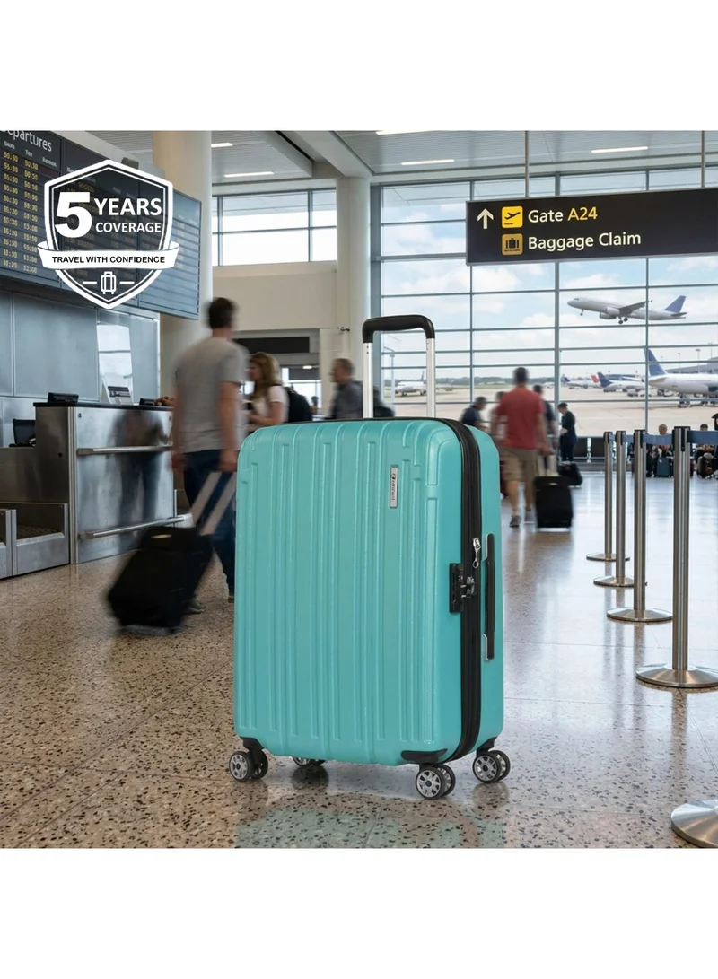 Eminent HardCase Travel Bag Makrolon Polycarbonate Lightweight Expandable Zipper And Robust 4 Quiet Wheels With TSA Lock Kg82