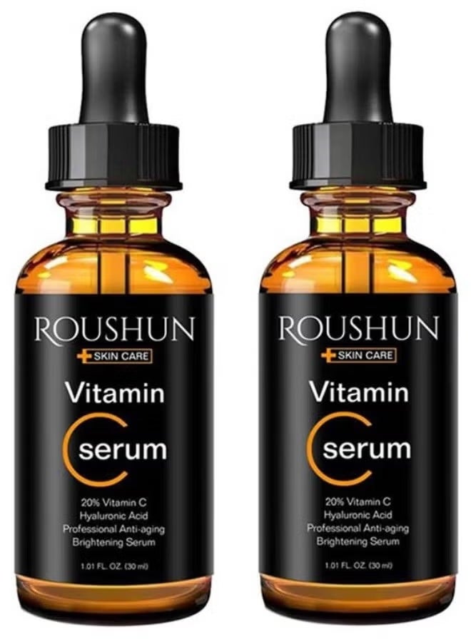ROUSHUN Professional Skin Care Vitamin C 20% & Hyaluronic Acid Serum, 30ml - Image 1