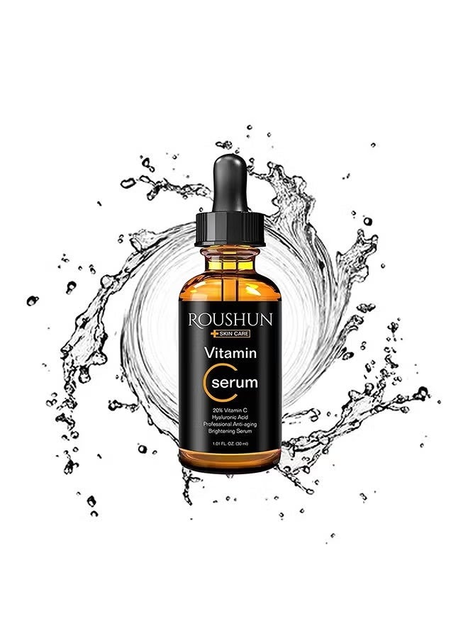 ROUSHUN Professional Skin Care Vitamin C 20% & Hyaluronic Acid Serum, 30ml - Image 3